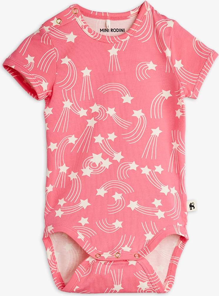 Mini Rodini Starfall Print Body - Rosa
