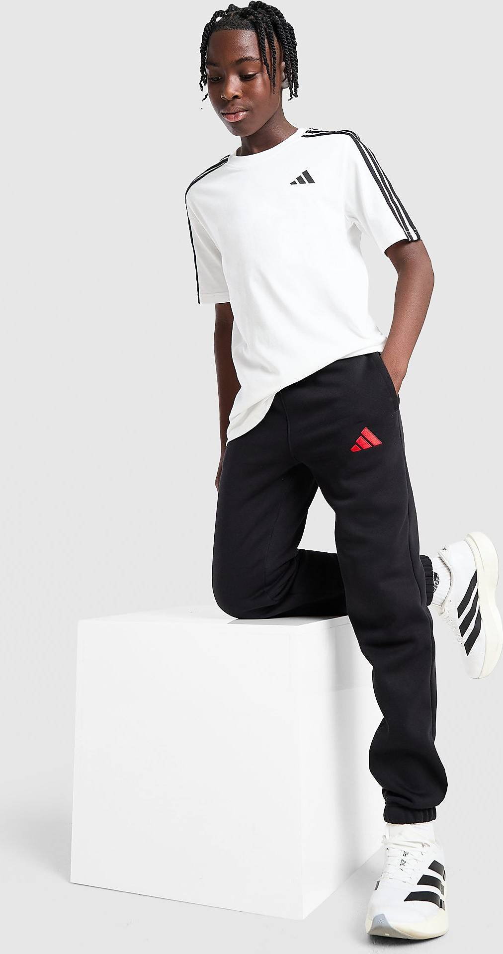adidas Raglan Joggers Junior - Sort