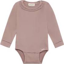 Body Langarm Rib Fawn - Rosa