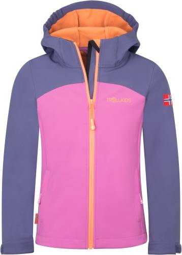 Trollkids Kristiansand XT Softshelljacka - Rosa
