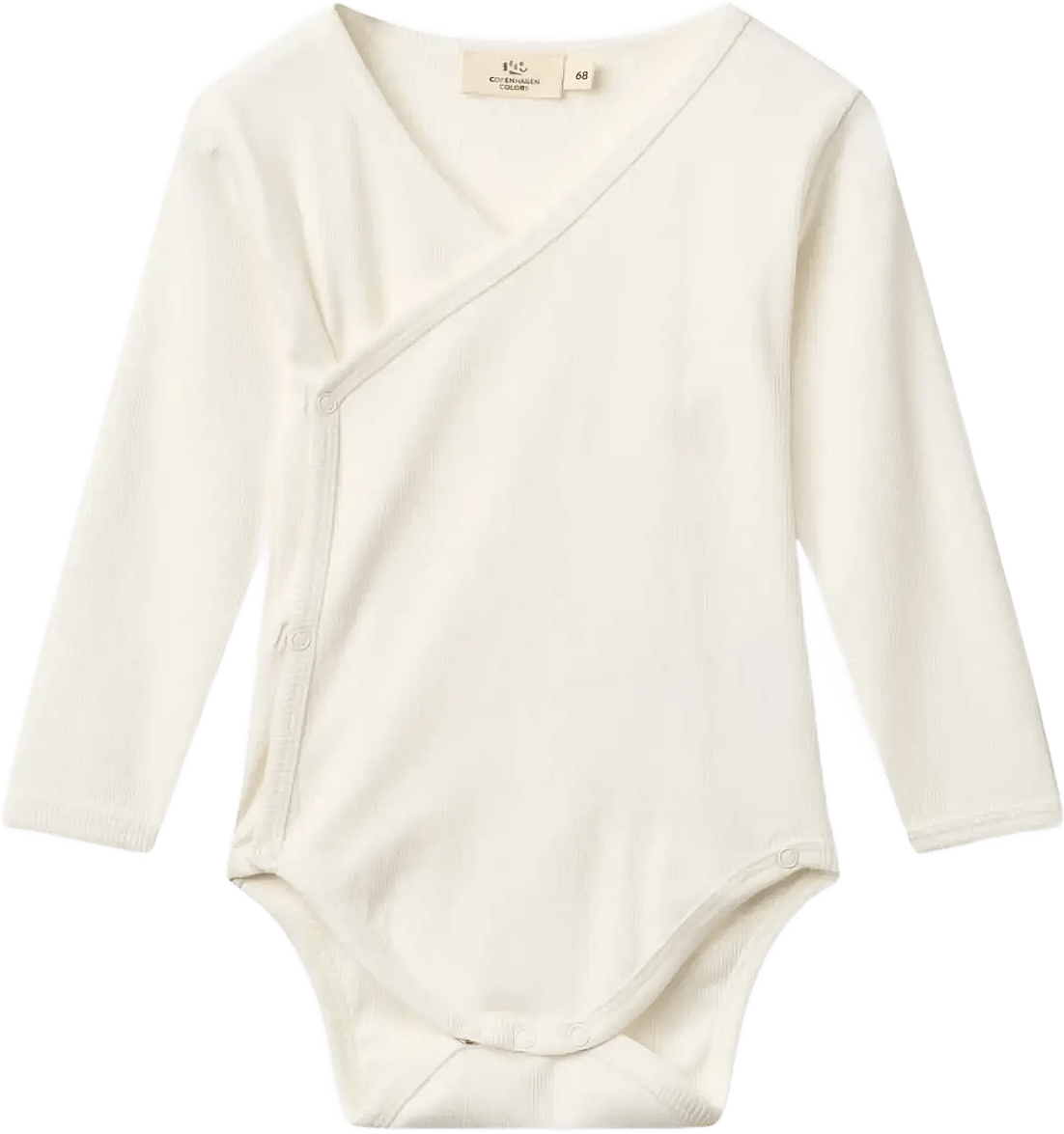Copenhagen Colors Modal Rib Cross Over Body - Cream
