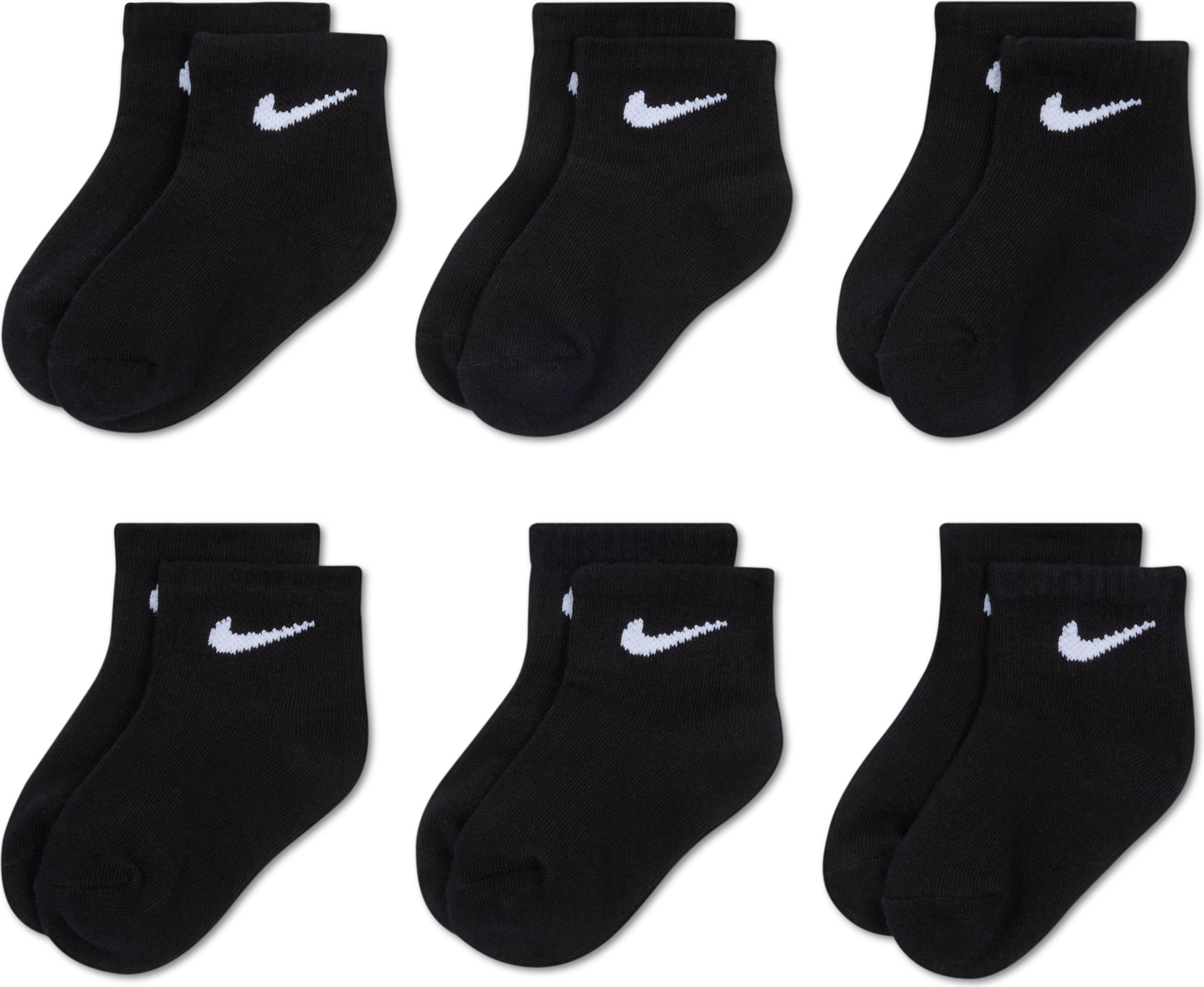 Nike Swoosh Ankelstrømper Babyer - Sort