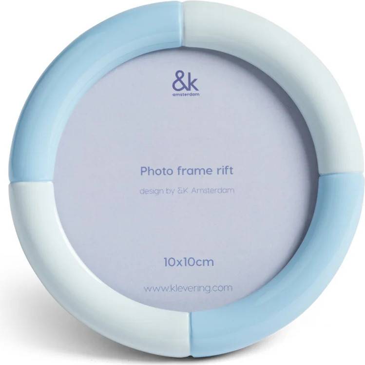 Klevering Handmade Round Picture Frame Rift Photo Frame