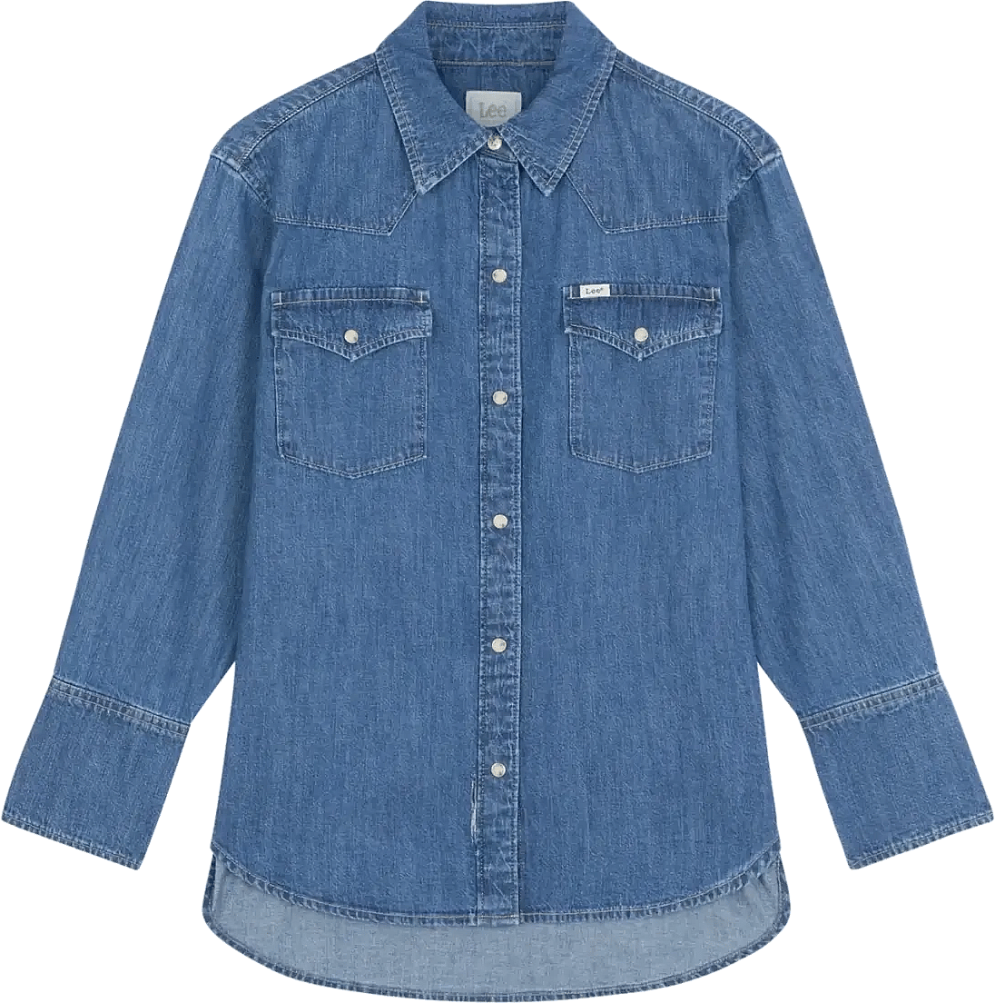 Lee Relaxed Essential Western Shirt Ripe Berry