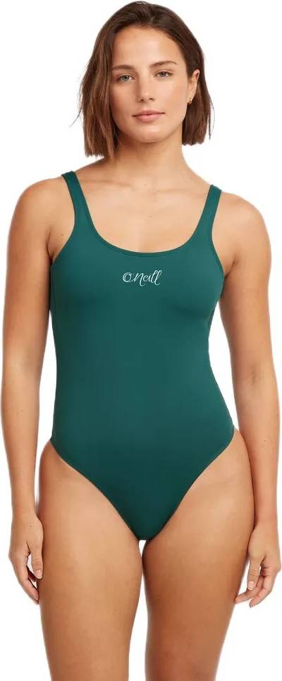 O'Neill Esssentials Script Swimsuit - Green