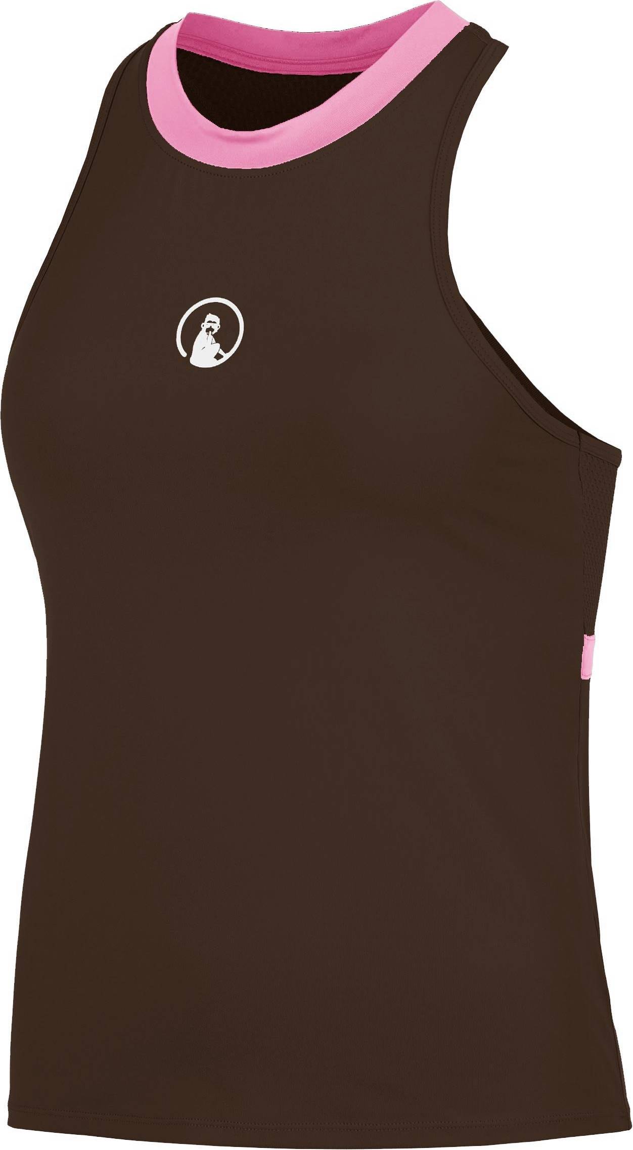 Quiet Please Racerback 2.0 Linne Damer - Brun