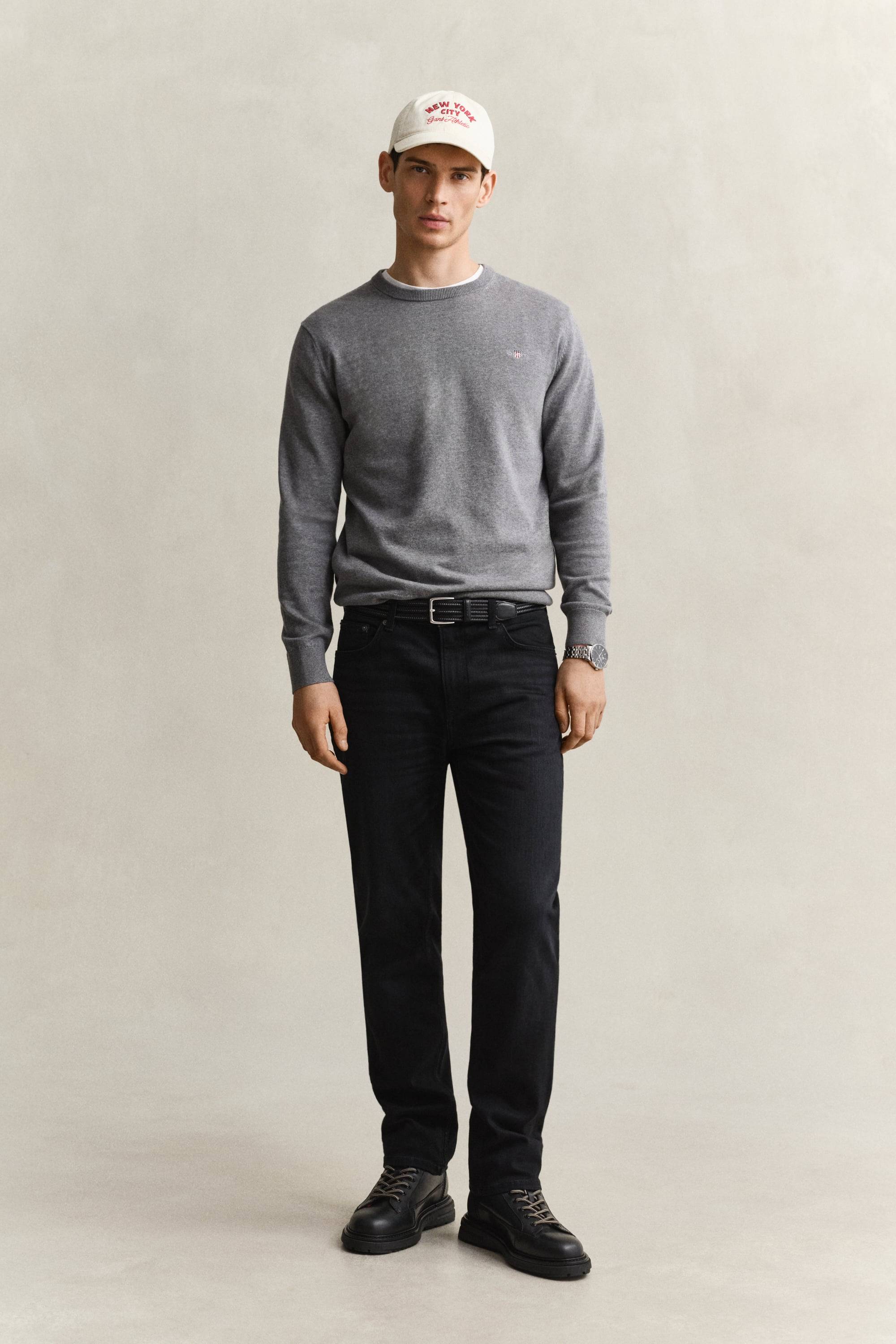 Gant Regular Fit Jeans Broken In - Sort