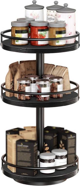 Williston Forge 3-Tier Rotating Spice Rack