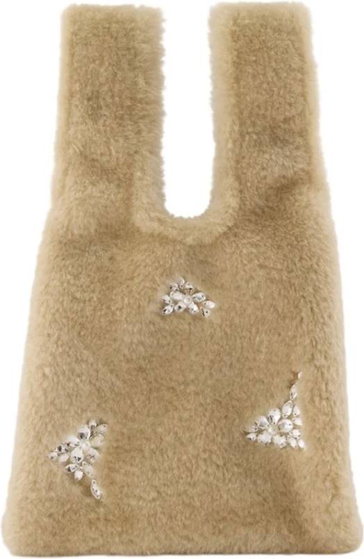 Simone Rocha Mini Shopper Bag Fuskpäls - Dam