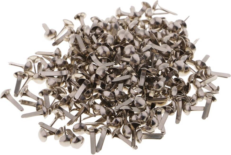 Mini Brads Runda Metalliska 100 St