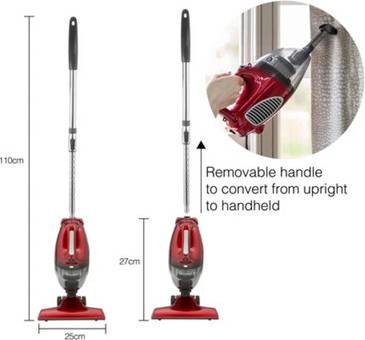 B&Q 2 In 1 Handheld Bagless Vacuum Cleaner