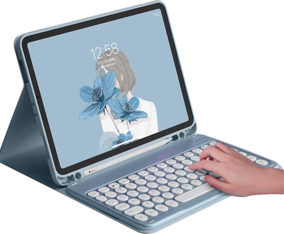 Keyboard ipad 9th Keyboard Case Compatible iPad 9th 8th 7th