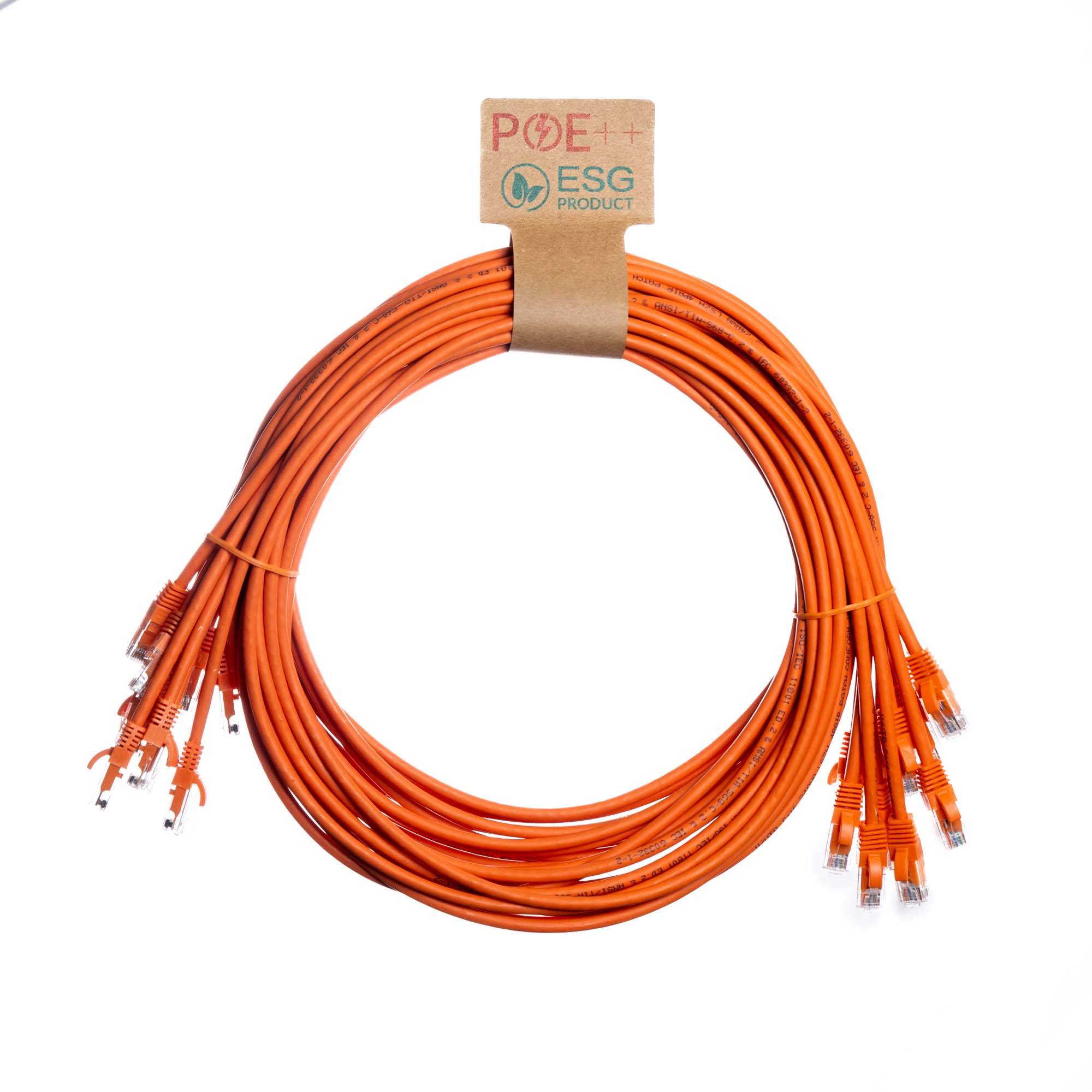 Cablenet Cat6 RJ45 Orange Snagless Booted Patch