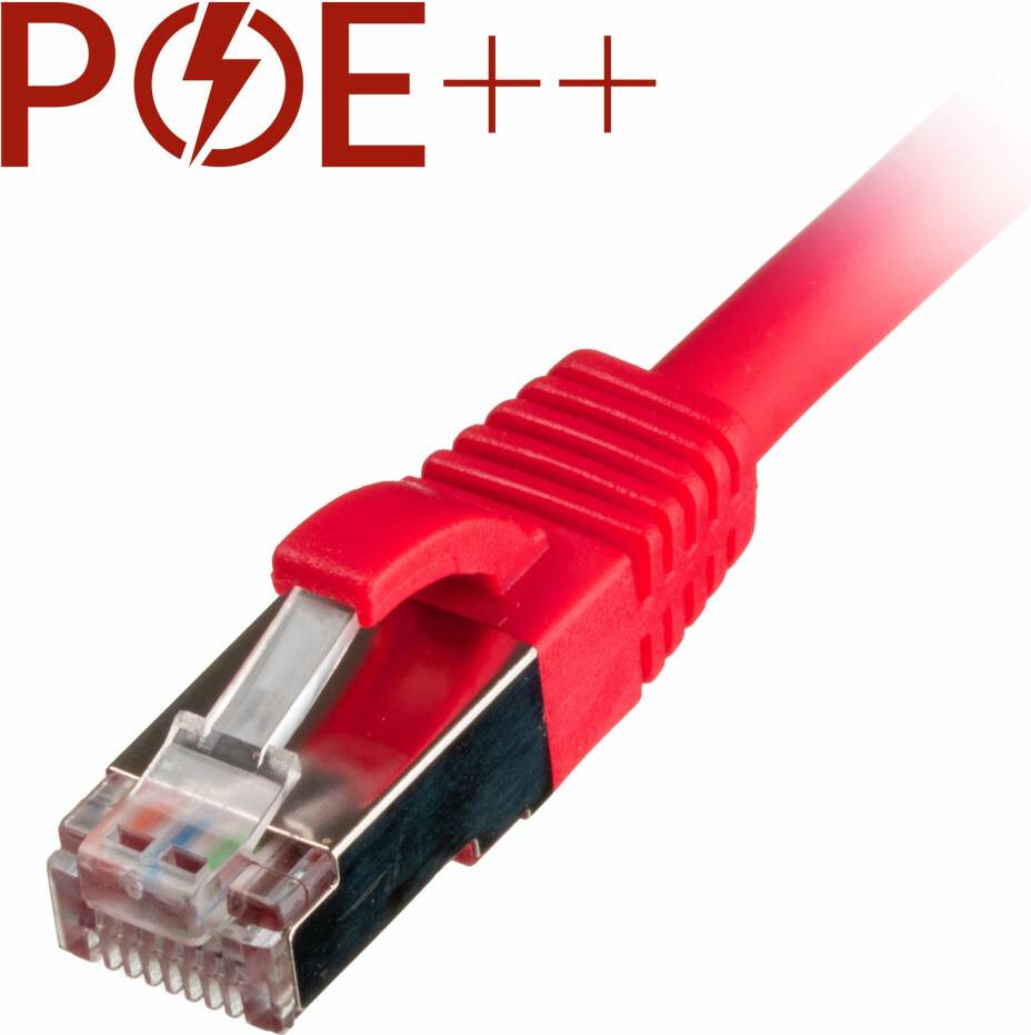 Cablenet Cat6a RJ45 Red Patch Lead
