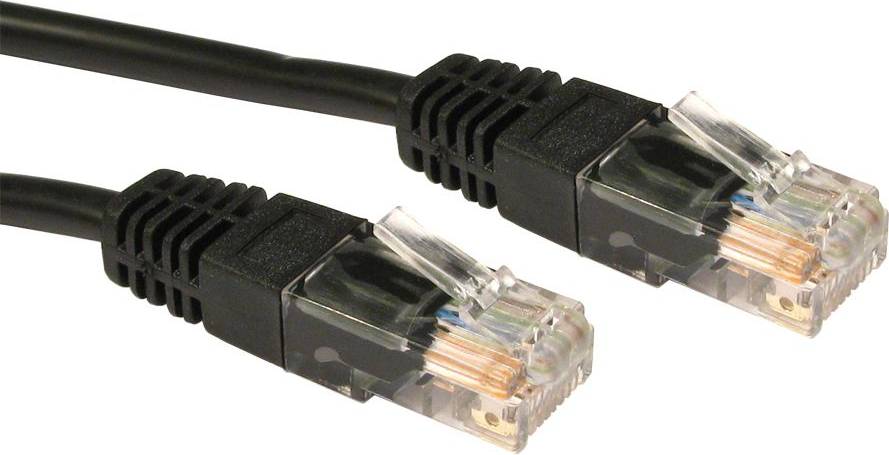 Cables Direct CMS Cat5e Networking Patch Cable Black
