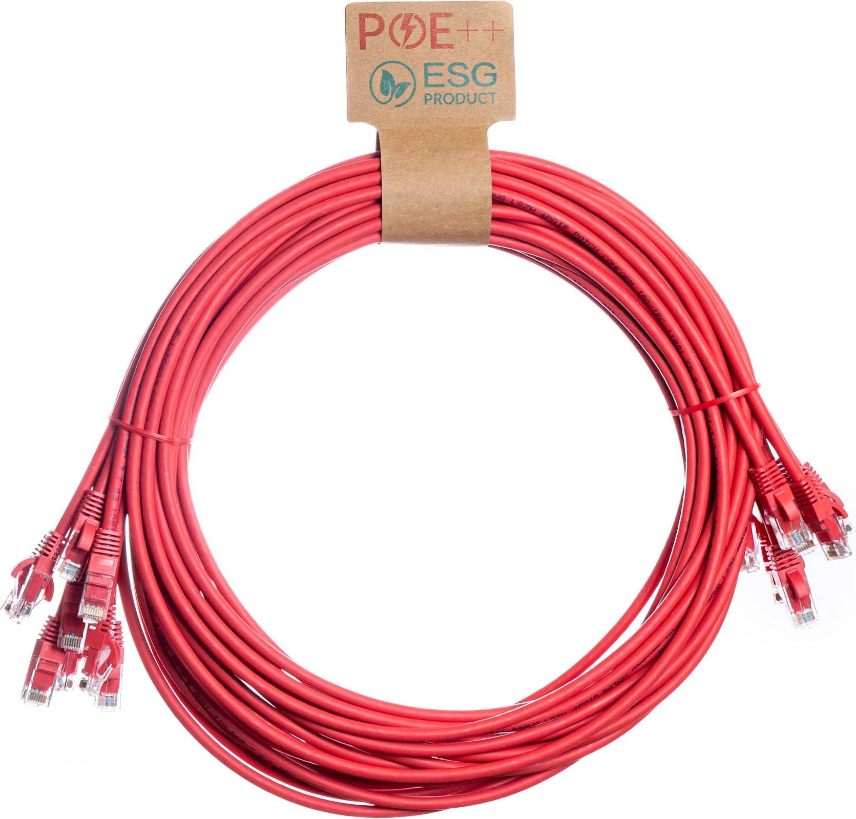 Cablenet Cat6 RJ45 Red Patch Lead