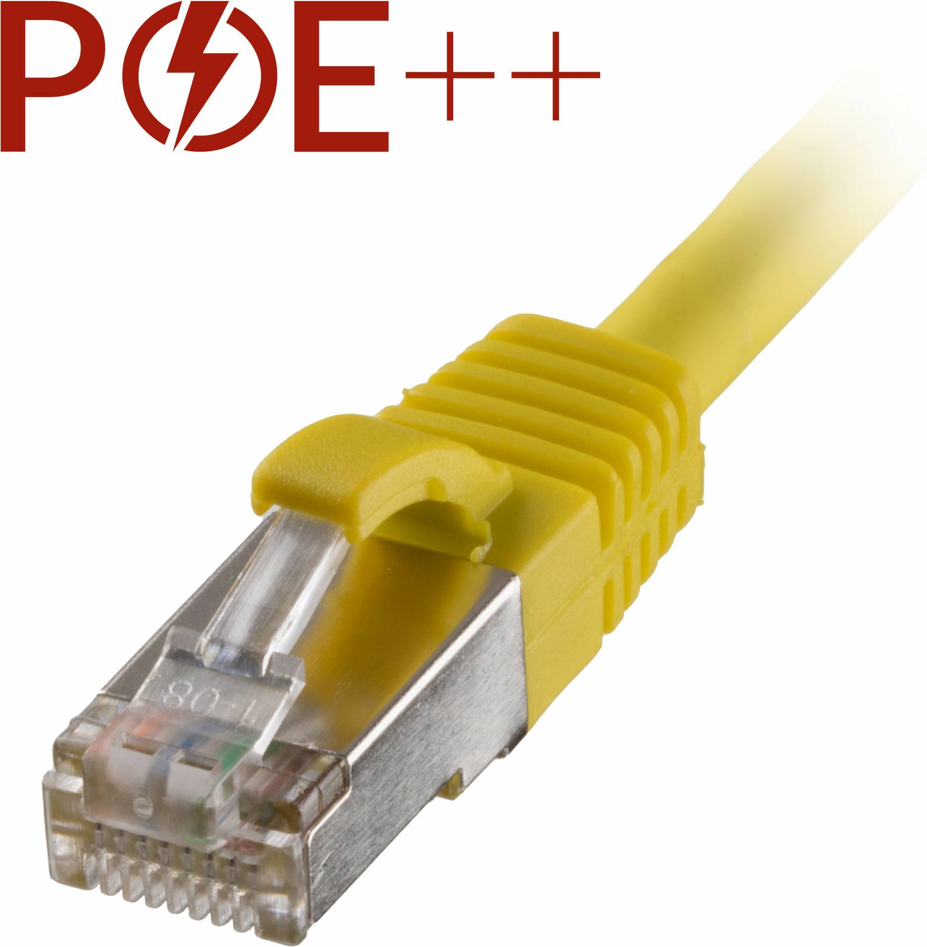 Cablenet Cat6a RJ45 Yellow Patch Lead