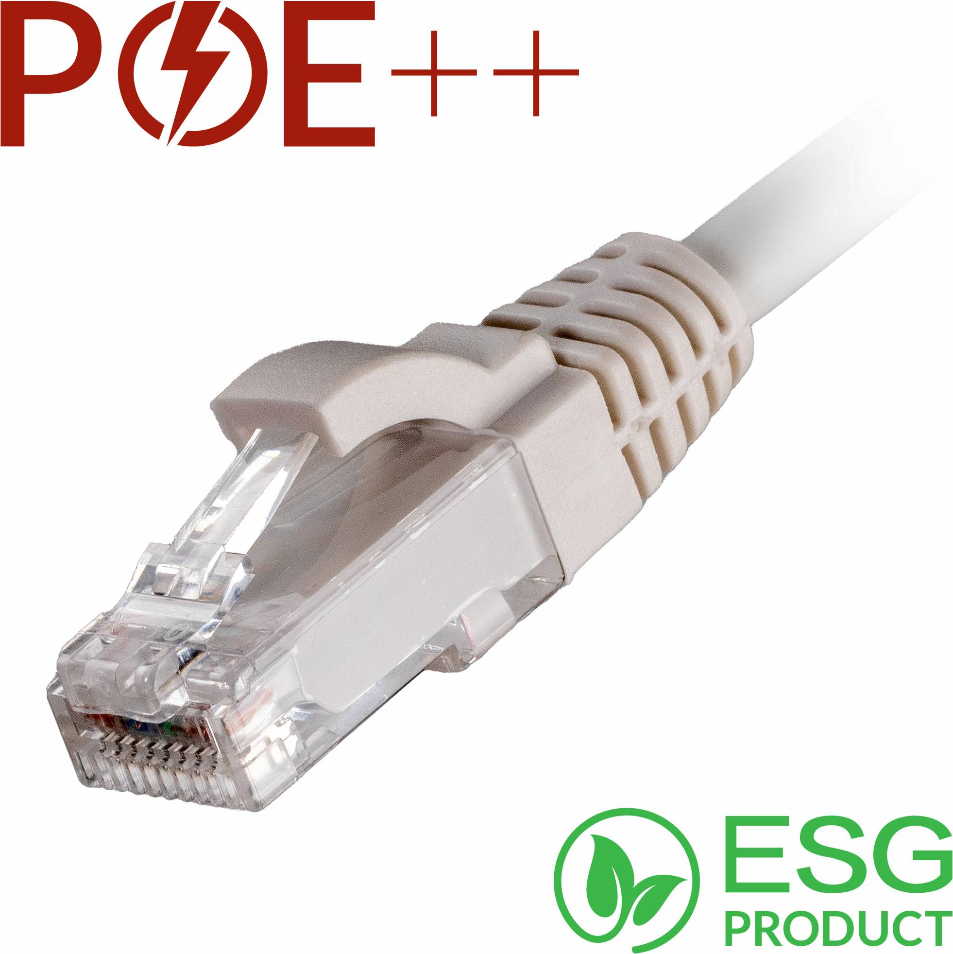 Cablenet Cat6 RJ45 White Snagless Booted Patch