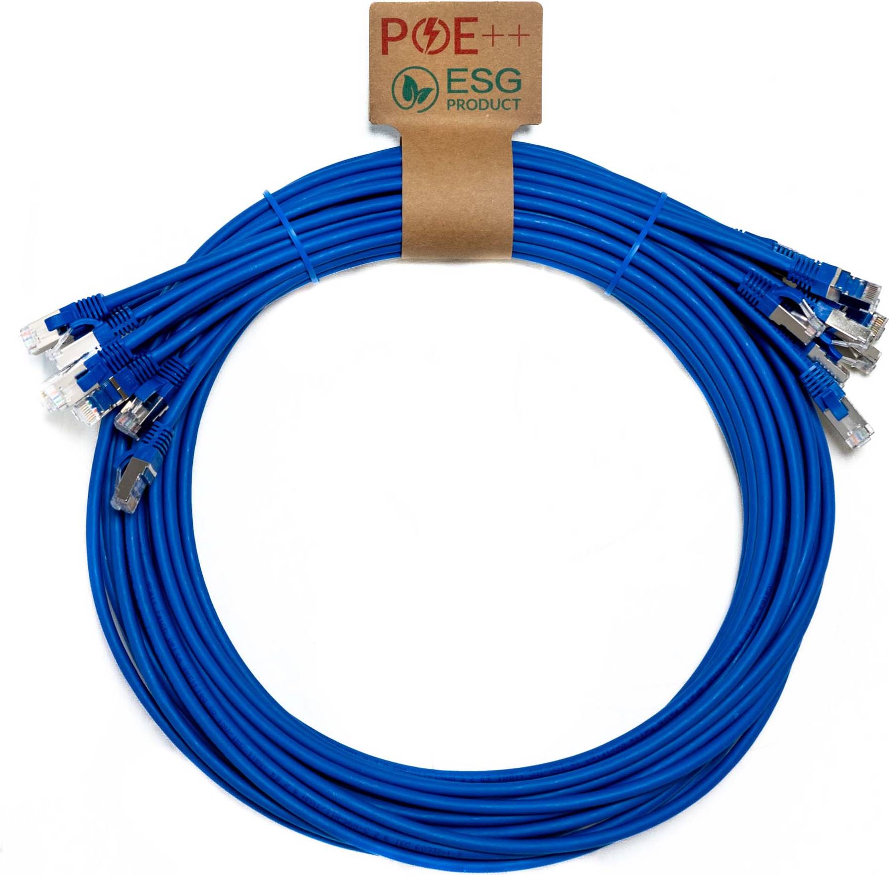 Cablenet Cat6a RJ45 Blue Patch Lead