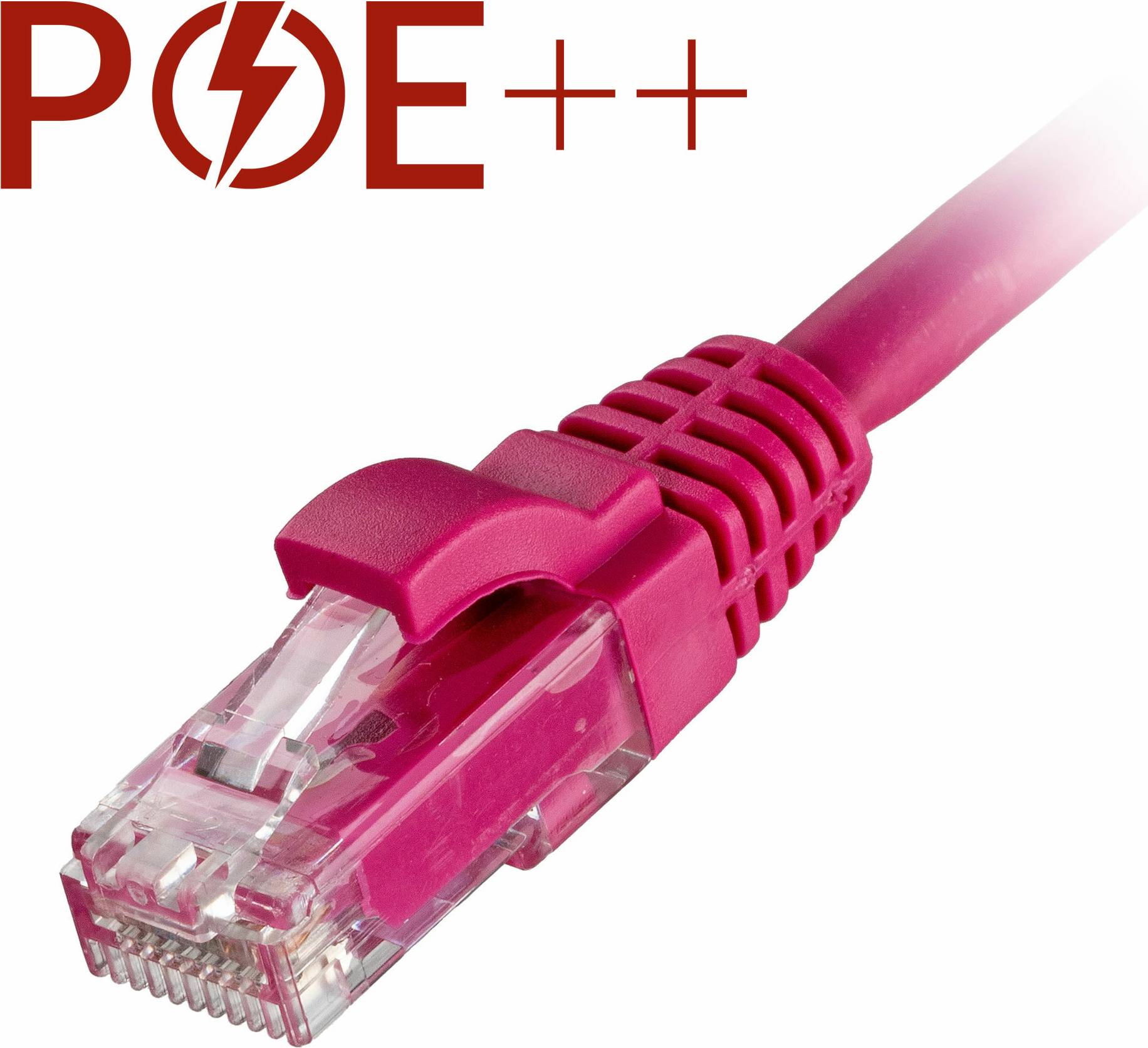 Cablenet Cat6 RJ45 Pink Patch