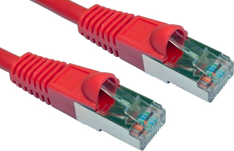Cables Direct Cat5e FUTP Networking Cable Red 0.5 m