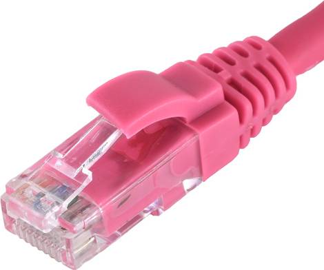 Cablenet Cat5e RJ45 Pink Patch