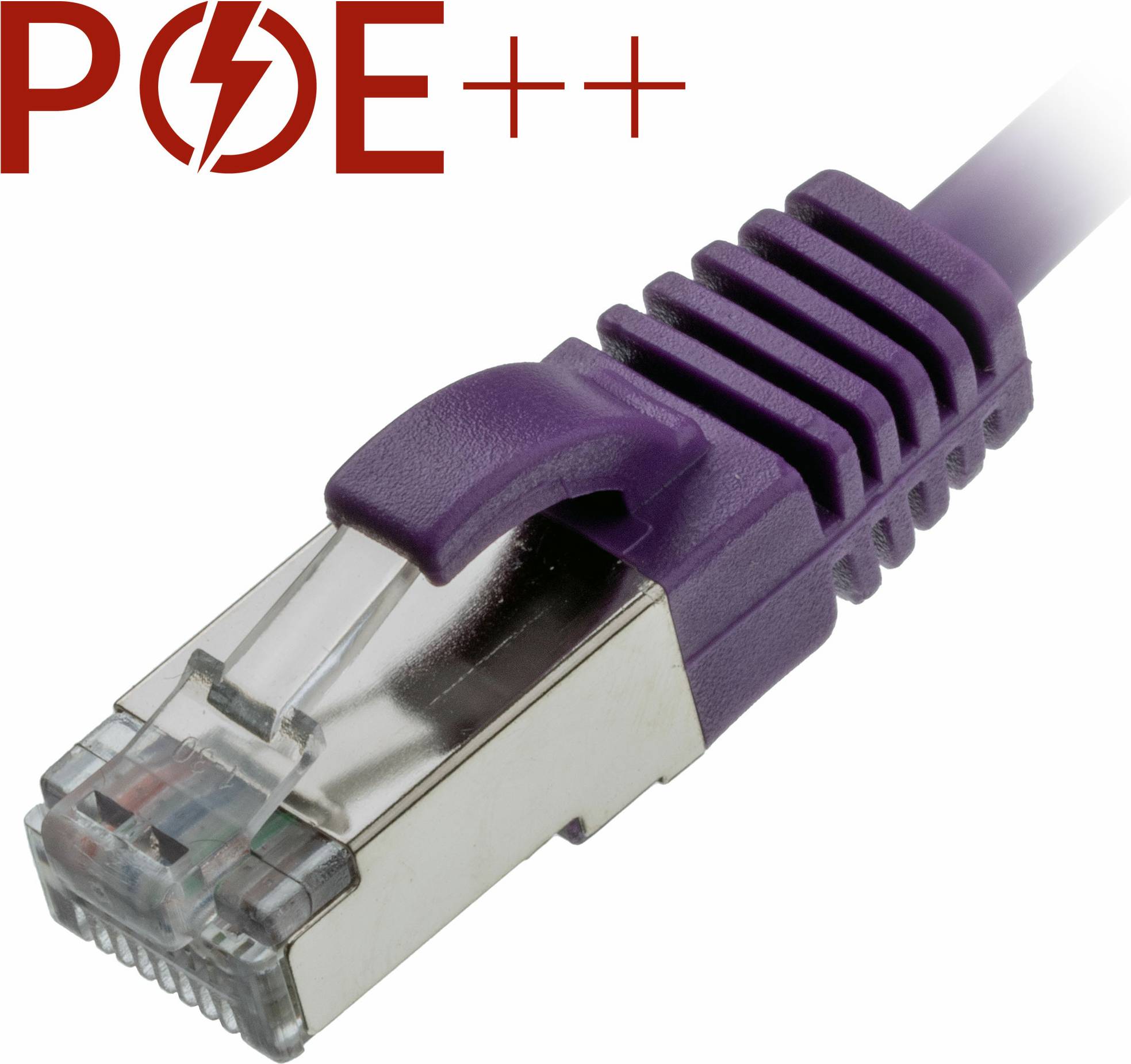 Cablenet Cat6a RJ45 Violet Slim