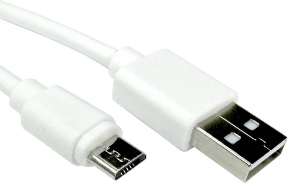 Cables Direct 15cm USB 2.0 A M Micro BM-Wht 0.2m