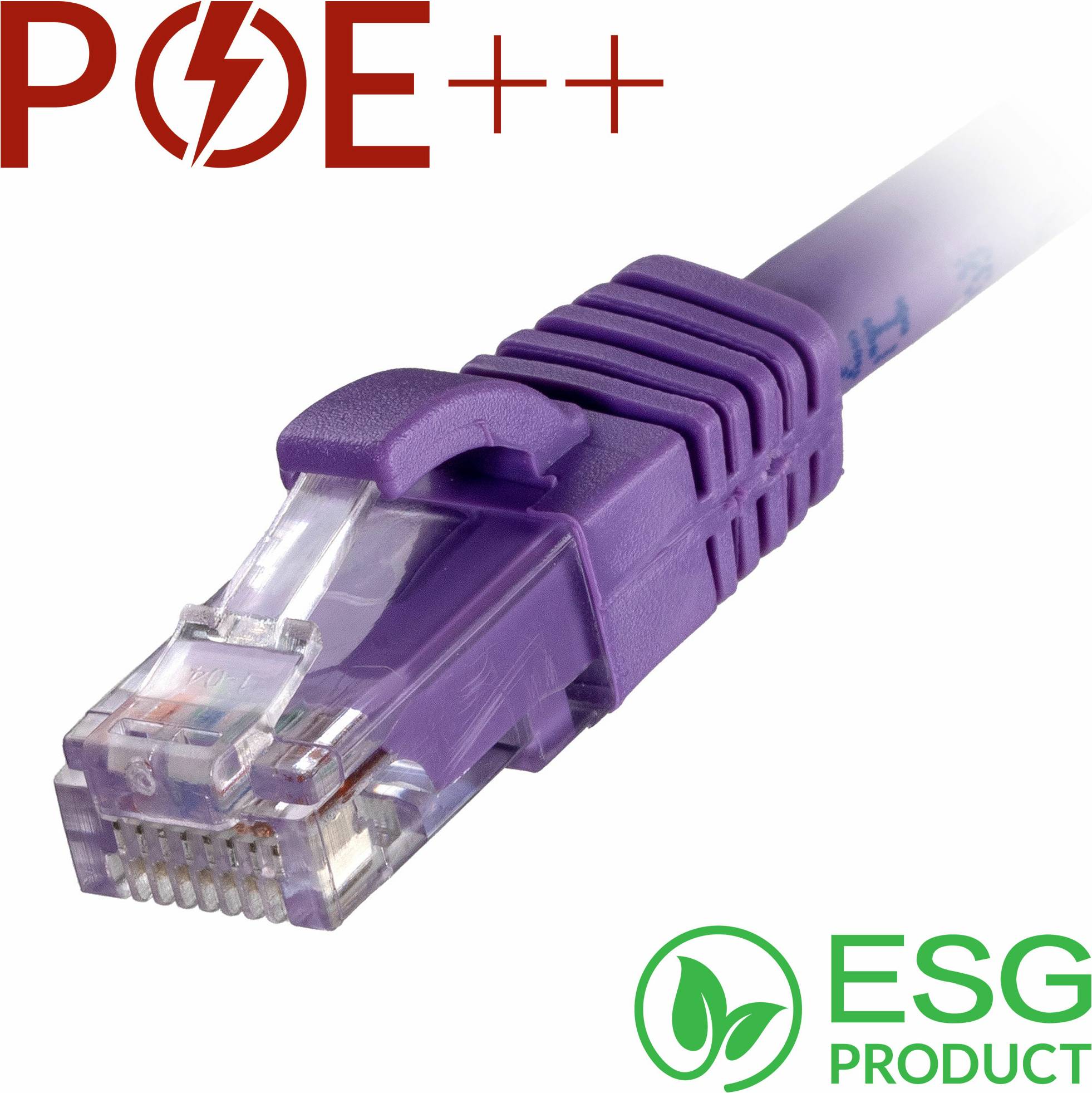 Cablenet Cat6 RJ45 Violet Snagless Booted Patch