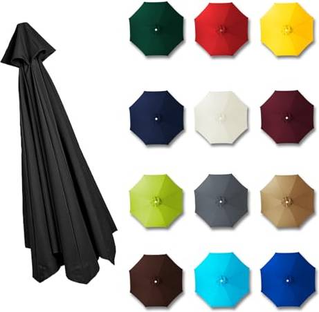 MOBYAT Replacement Parasol Canopy 6 Ribs 8 Ribs