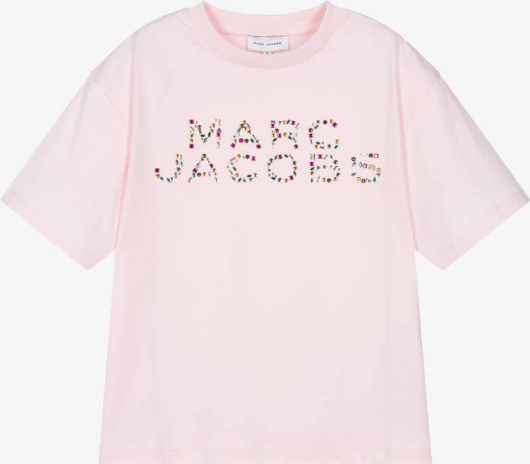 Marc Jacobs T-shirt Rosa m Strass