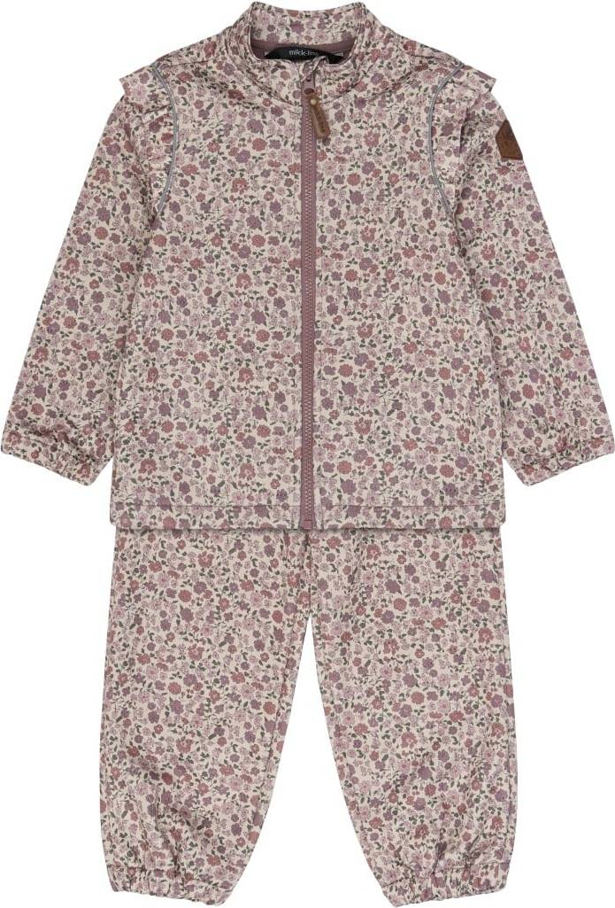 Mikk-Line Soft Thermal Set Warm Frill Aop Multi Patterned