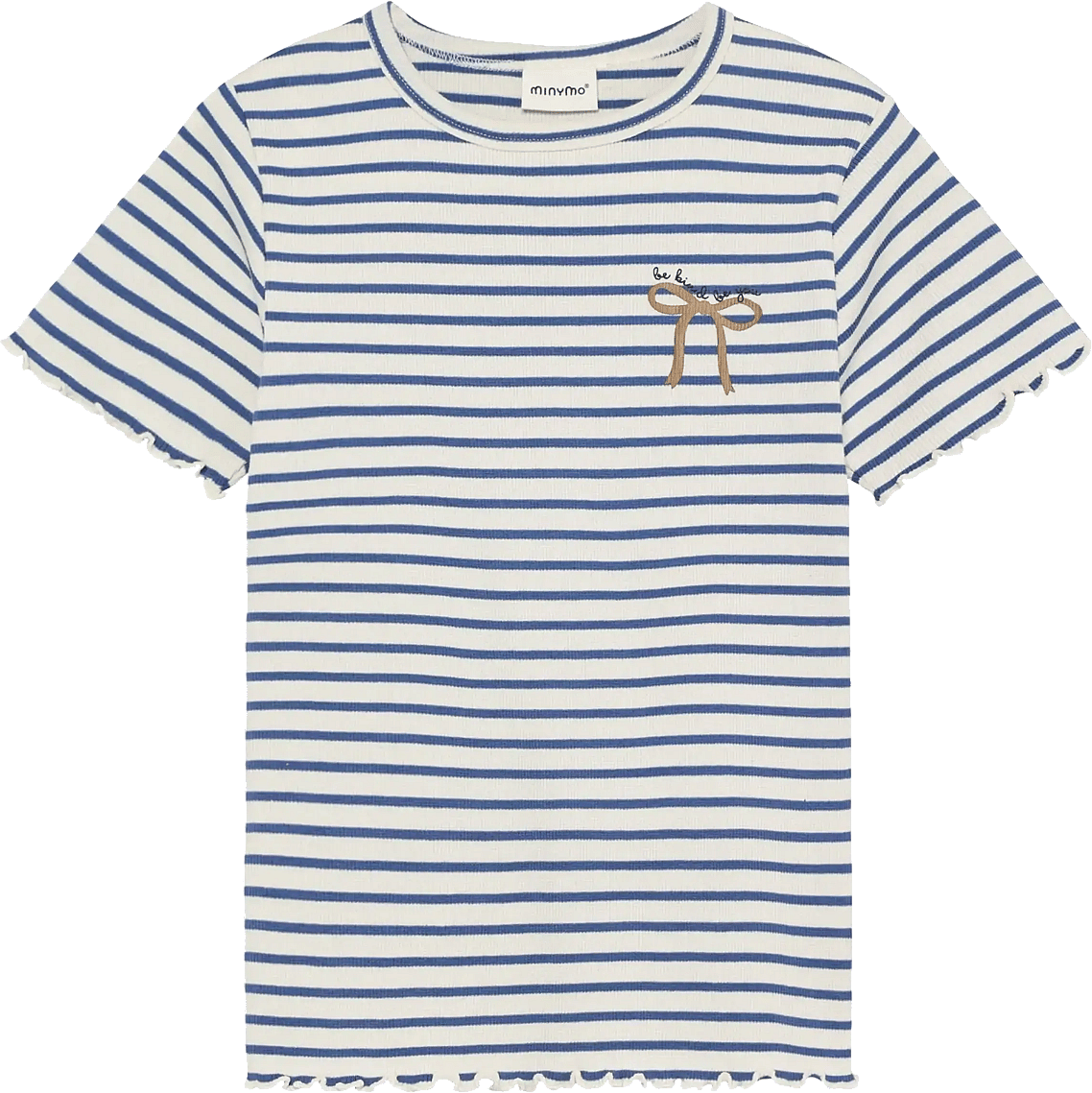 Minymo T-Shirt Rib Dutch Blue