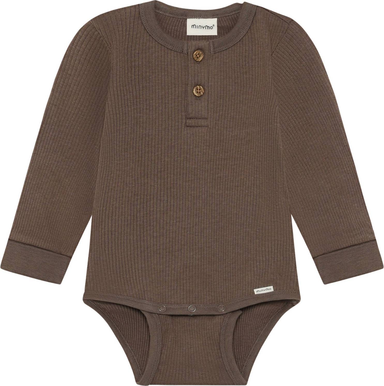 Minymo Chocolate Chip Body Ls Rib
