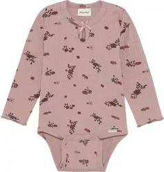 Minymo Långärmad Rib Body - Fawn