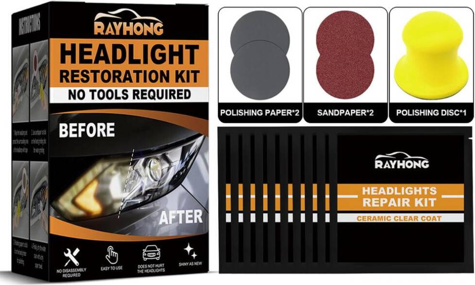 Headlight restoration kit Car Ceramic Headlight Restoration Kit