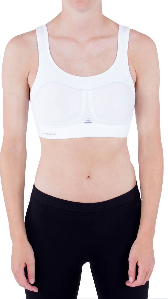 Compression Bra High Impact Weiß