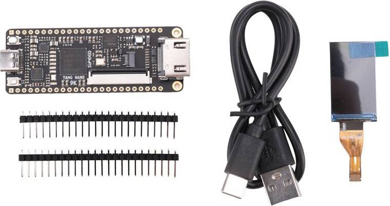 Exogio Tang 9K FPGA Development Board 1.14 Inch SPI Screen