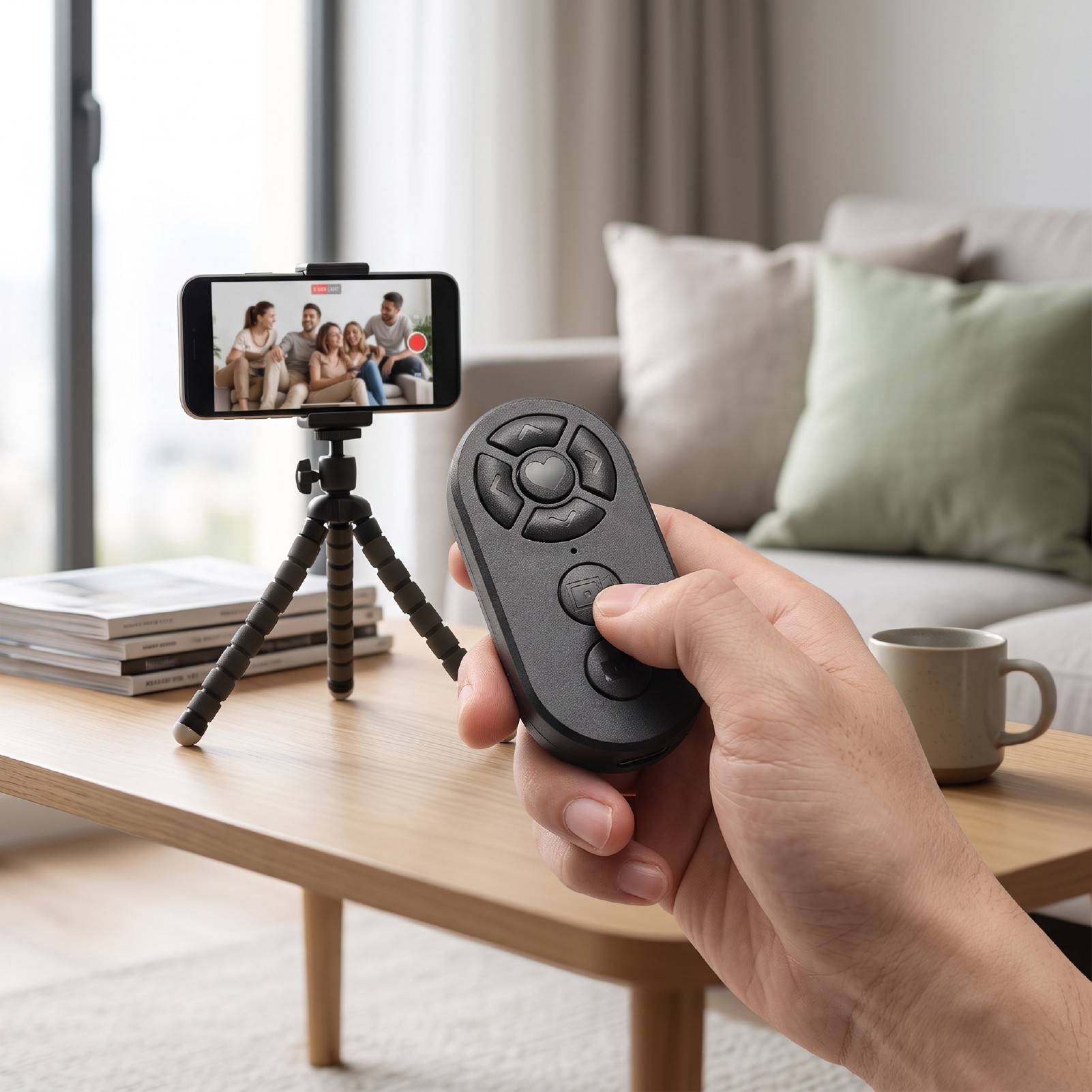 BT Phone Remote Control Wireless Camera Shutter