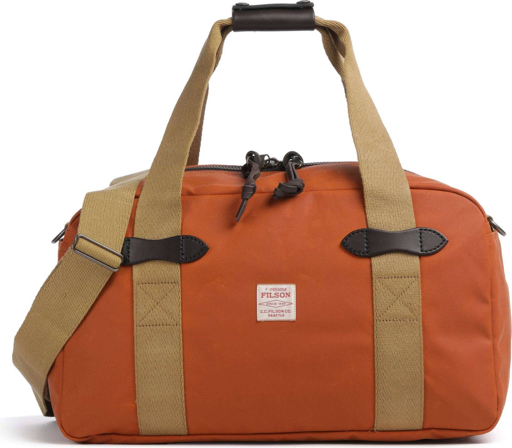 Filson Small Tin Cloth Duffle Bag - Rust