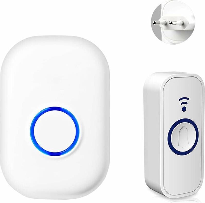 Ring doorbell chime Classic White Wireless Doorbell System