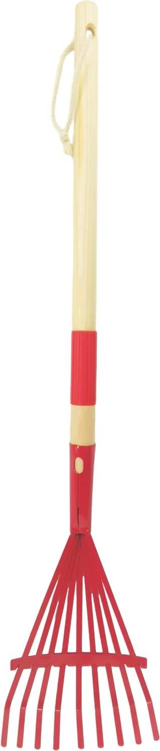 Leaf rake Itopfox Small Leaf Rake 27 Inch Lightweight Garden Tool