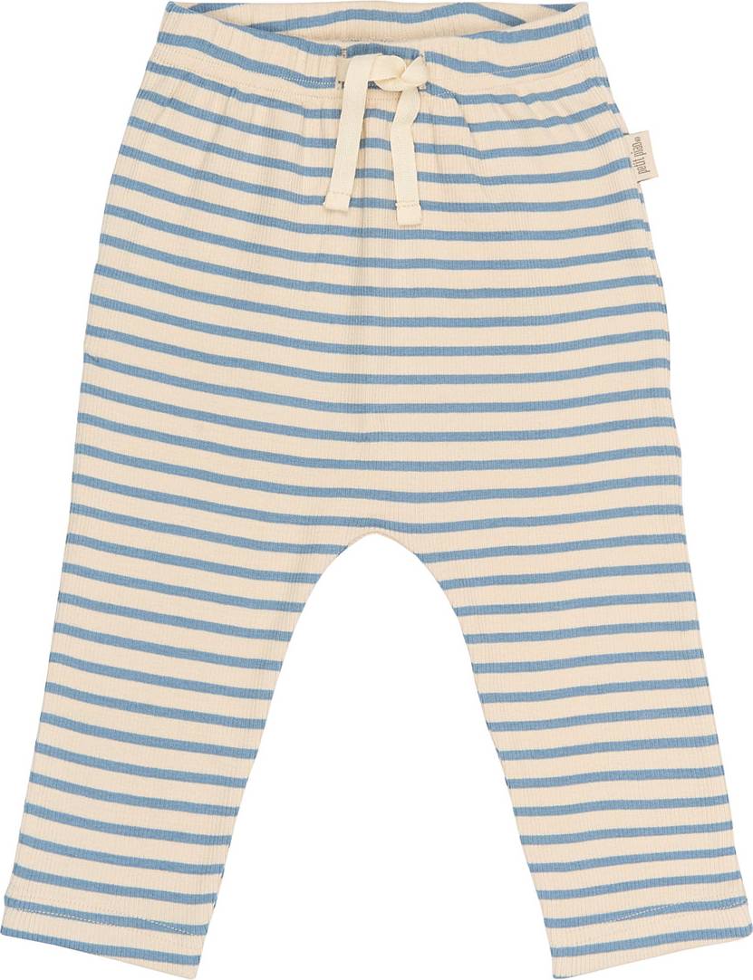 Petit Piao Byxor Rib Modal Infinity Striped - PPSky