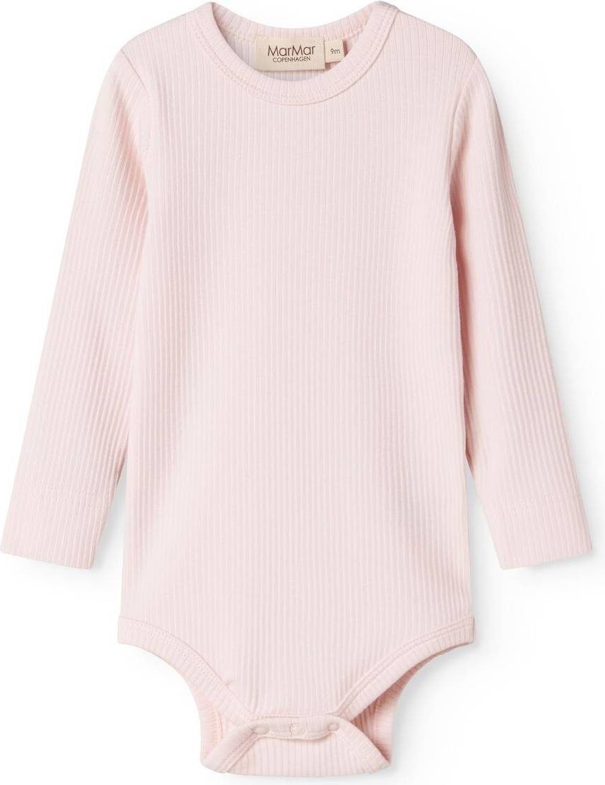 MarMar Copenhagen Body L/Ä Rib Modal Noos - Rosa