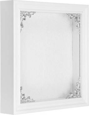 Uxcell Specimens Display Frame 7 x 7 Inch White Photo Frame