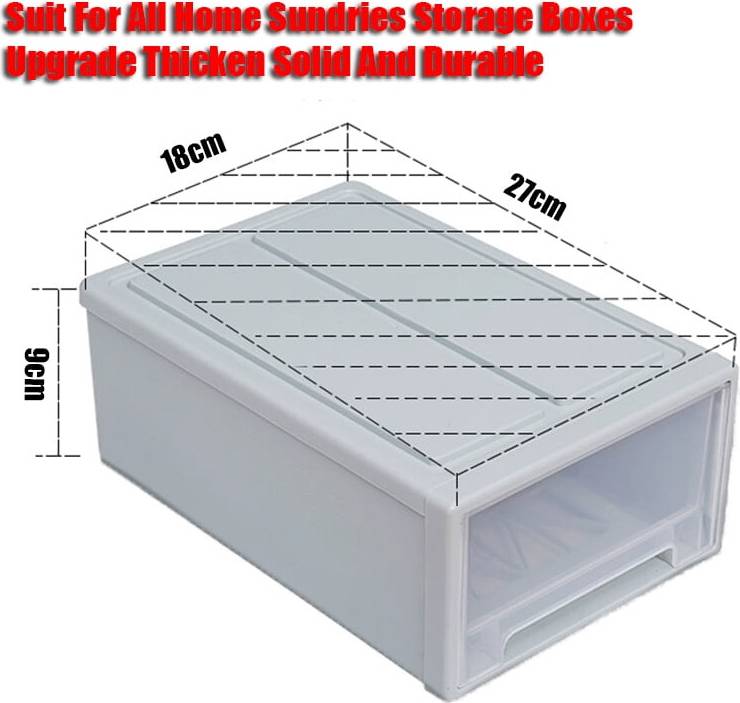Wardrobe organiser boxes Plastic Drawer Type Storage Box Storage Box
