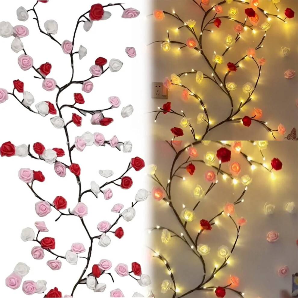 LED Tree Branch Lights 8 Modes String Light