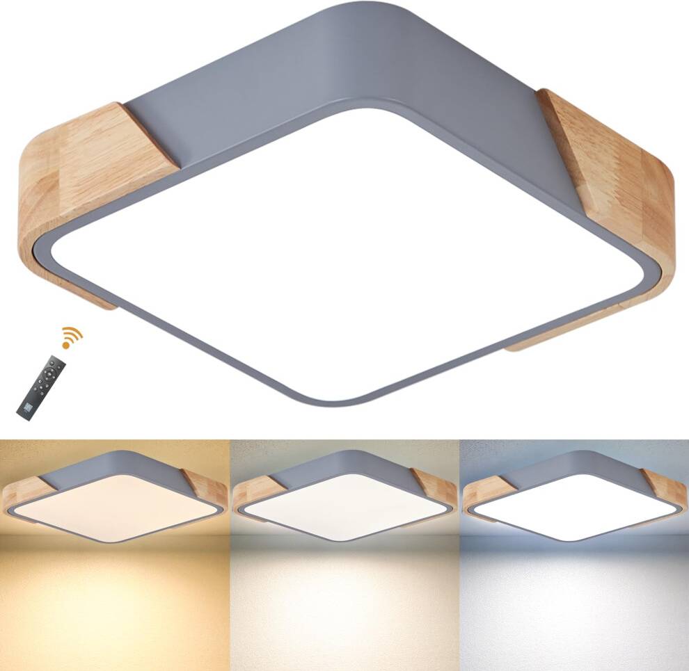 Led bedroom ceiling lights LuFun LED Ceiling Lights Dimmable 24W Ceiling Flush Light