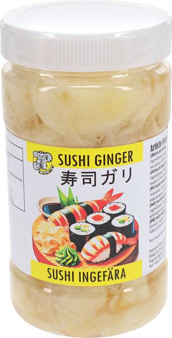 Lucky Katt Sushi Ingefära Inlagd
