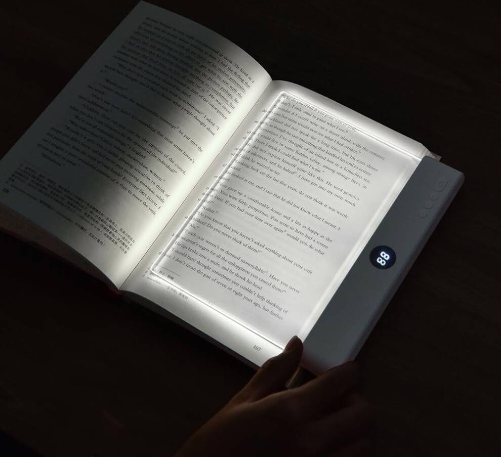 LED Book Light 3 pcs - Grey
